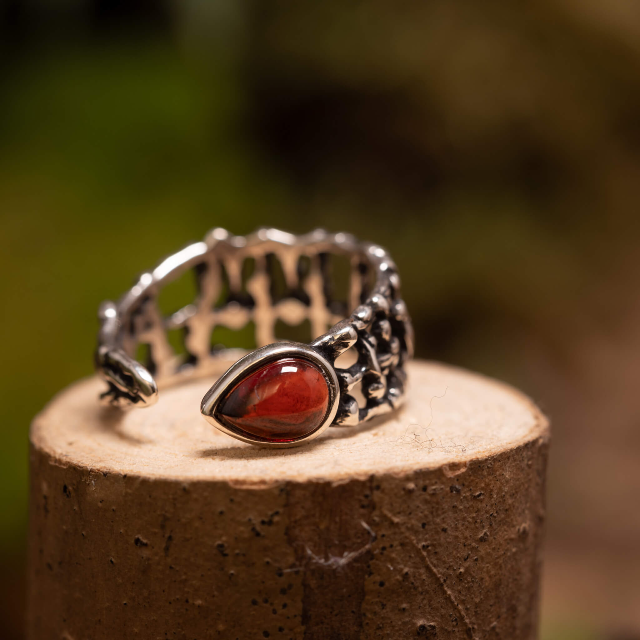 Sølvring Draegen 925s Sølv