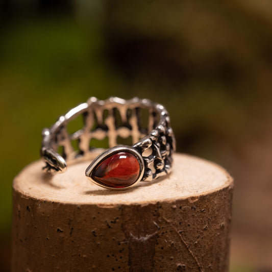 Sølvring Draegen 925s Sølv