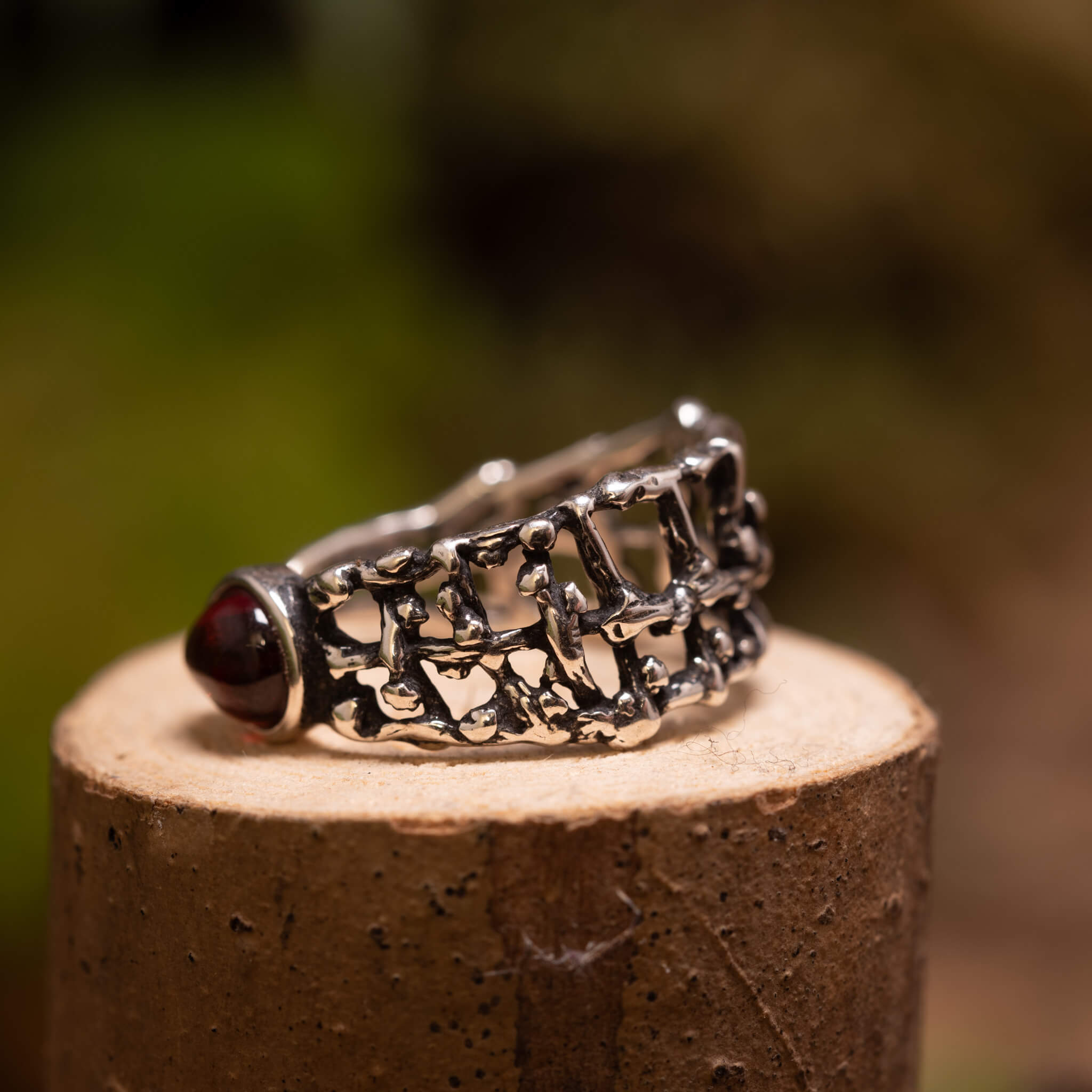 Sølvring Draegen 925s Sølv