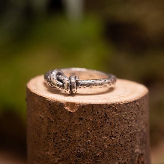 Sølvring Knotra 925s Sølv