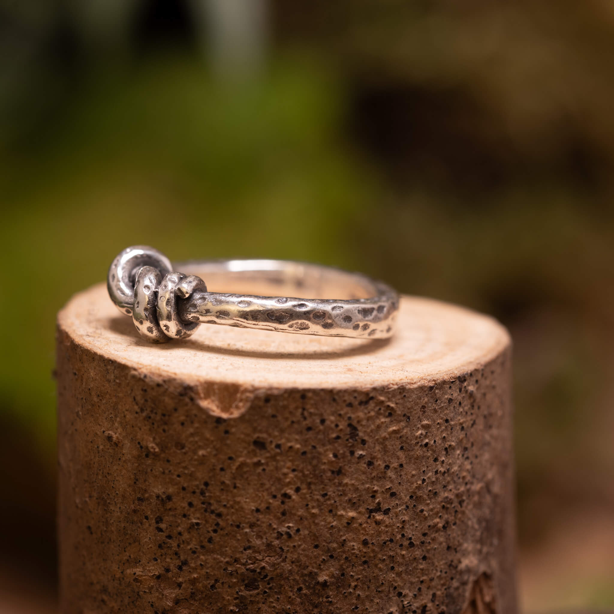 Sølvring Knotra 925s Sølv