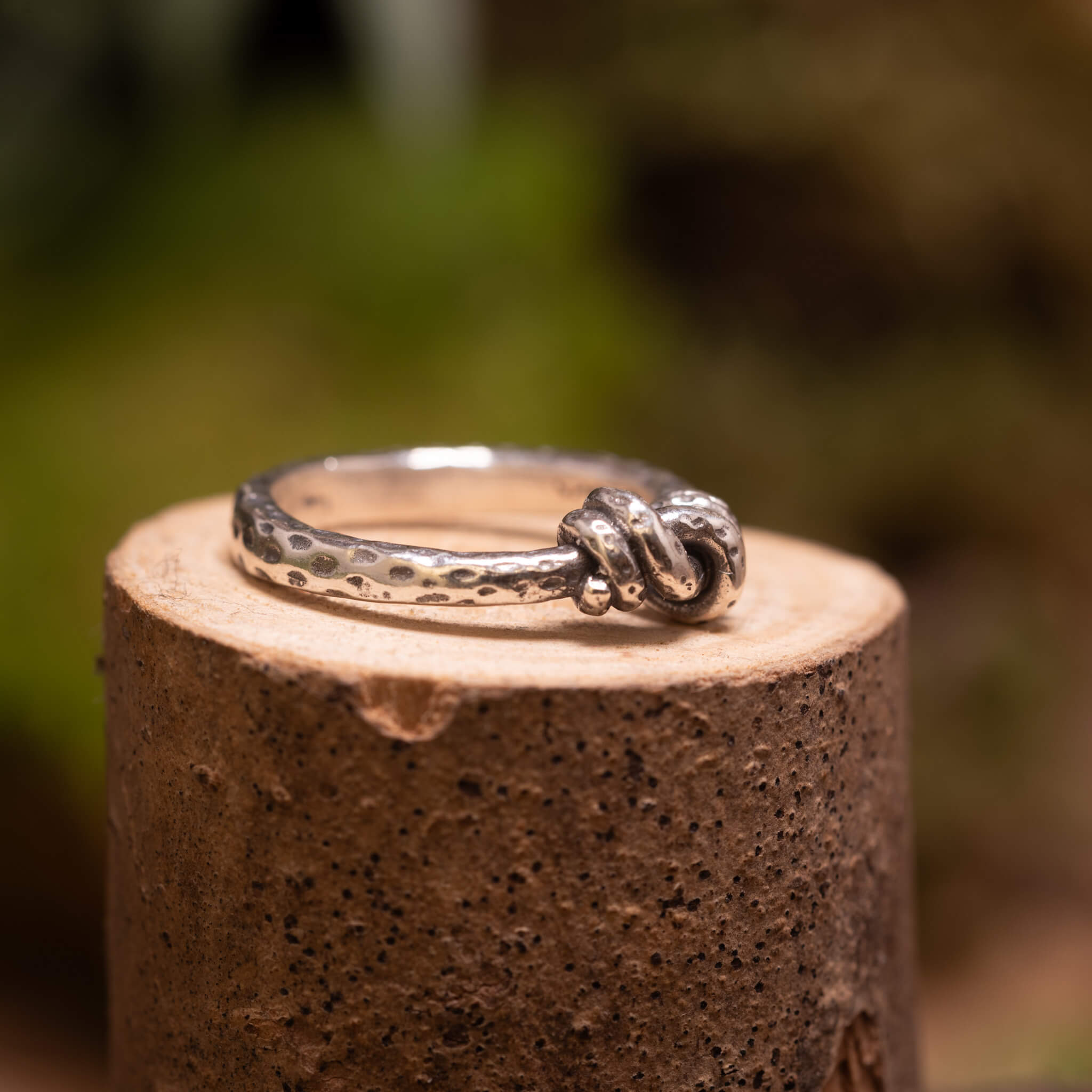 Sølvring Knotra 925s Sølv