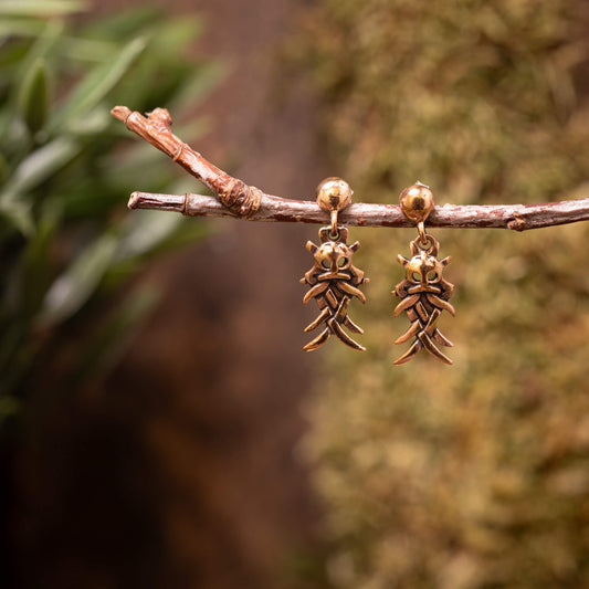 Hængeøreringe/Stikker Odins Maske Bronze