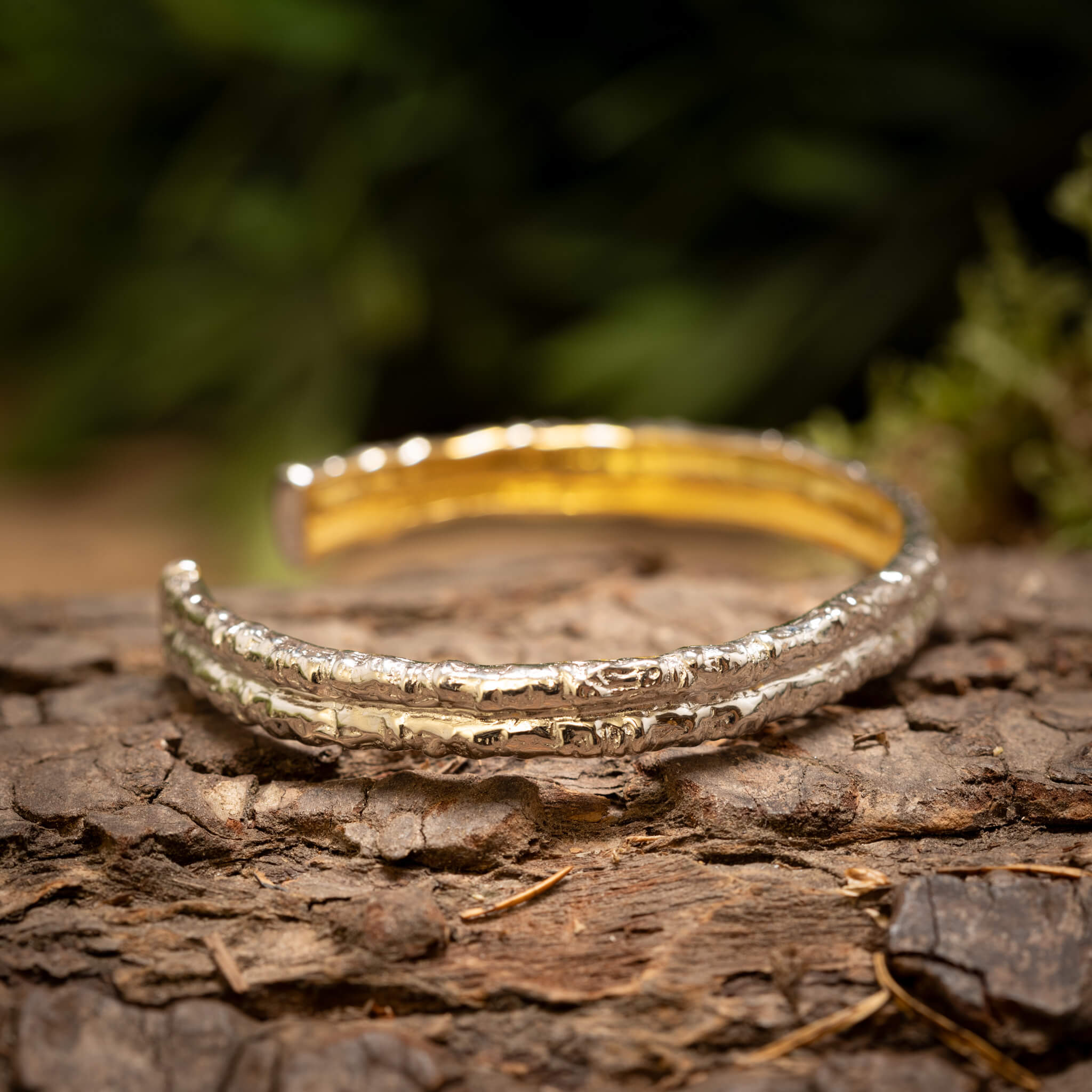 Armbånd Bangle Skovrand 925s Sølv