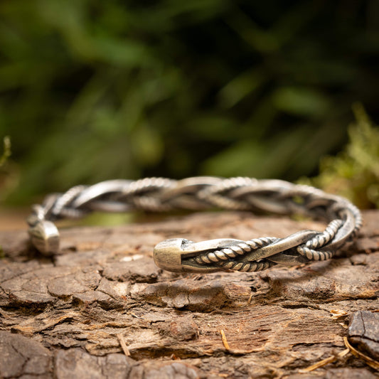 Armbånd Bangle Twined 925s Sølv