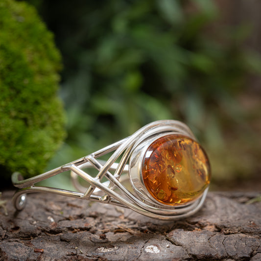 Armbånd Bangle Rav Elarion 925s Sølv