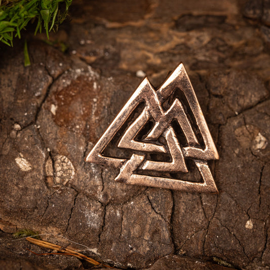 Valknut Vedhæng Bronze – billede 1