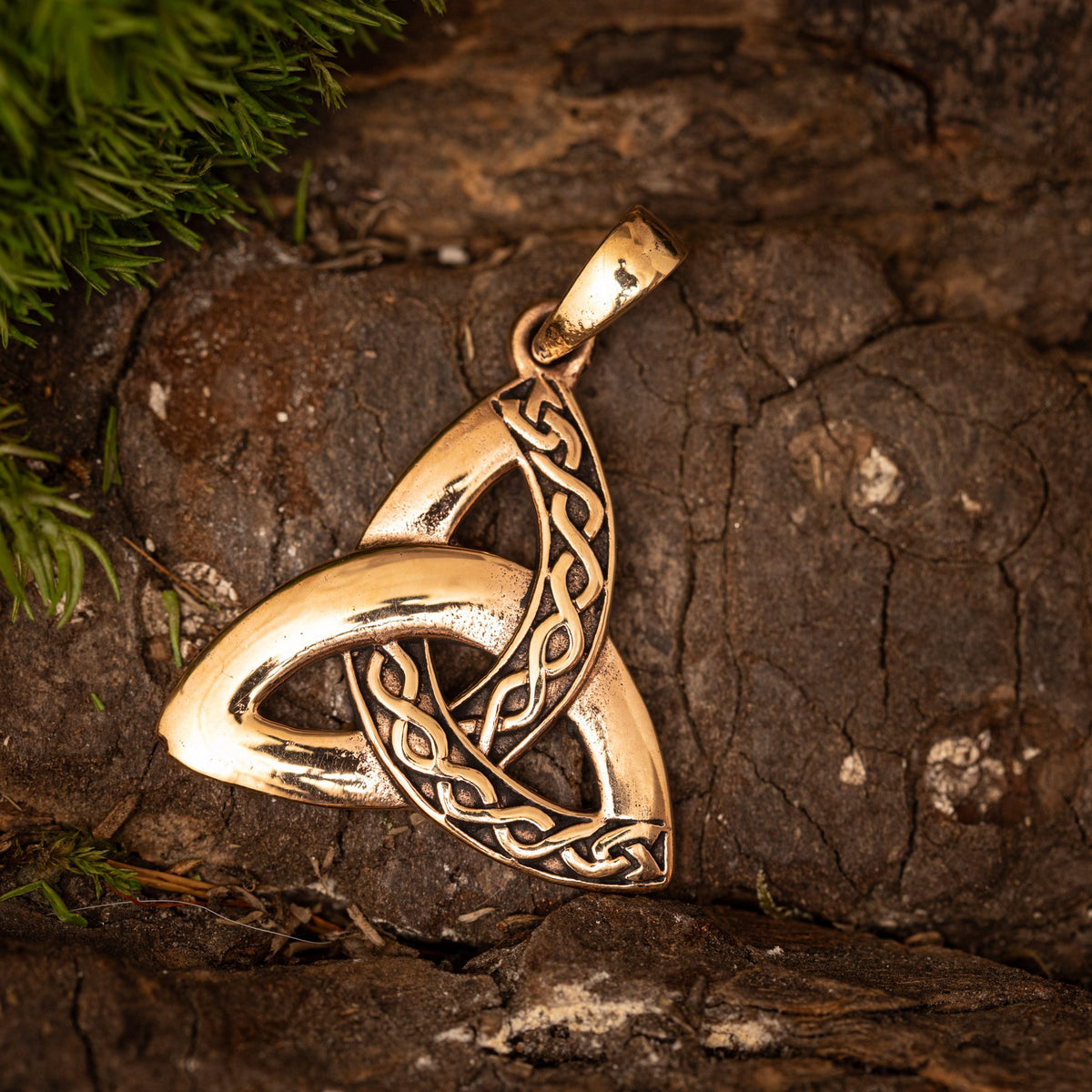 Ravn Ornament Vedhæng Bronze – billede 1