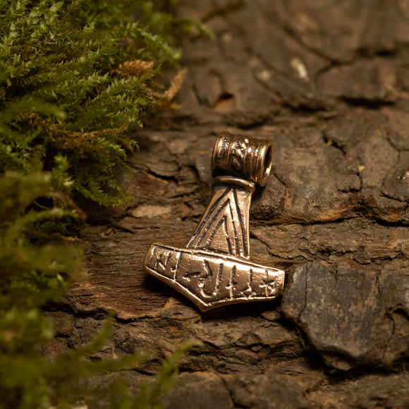 Thors Hammer Vedhæng Celtic Bronze