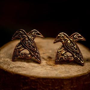 Ørestikker Hugin og Munin Bronze