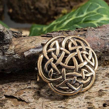 Broche Keltisk knude Stor Bronze