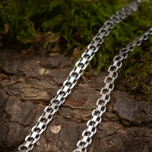 Halskæde Bismark 5,8mm 925s Sølv